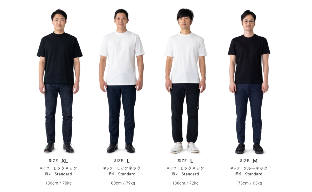 FABRIC TOKYO JOB T ブラッククルーネック S-Standard | FABRIC